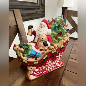 Hobby Lobby Lighted Ceramic Christmas Sleigh